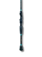 Canne Shockwave par Cannes Boréal – vue de la poignée en fibre de carbone, conçue pour maximiser la sensibilité en action.